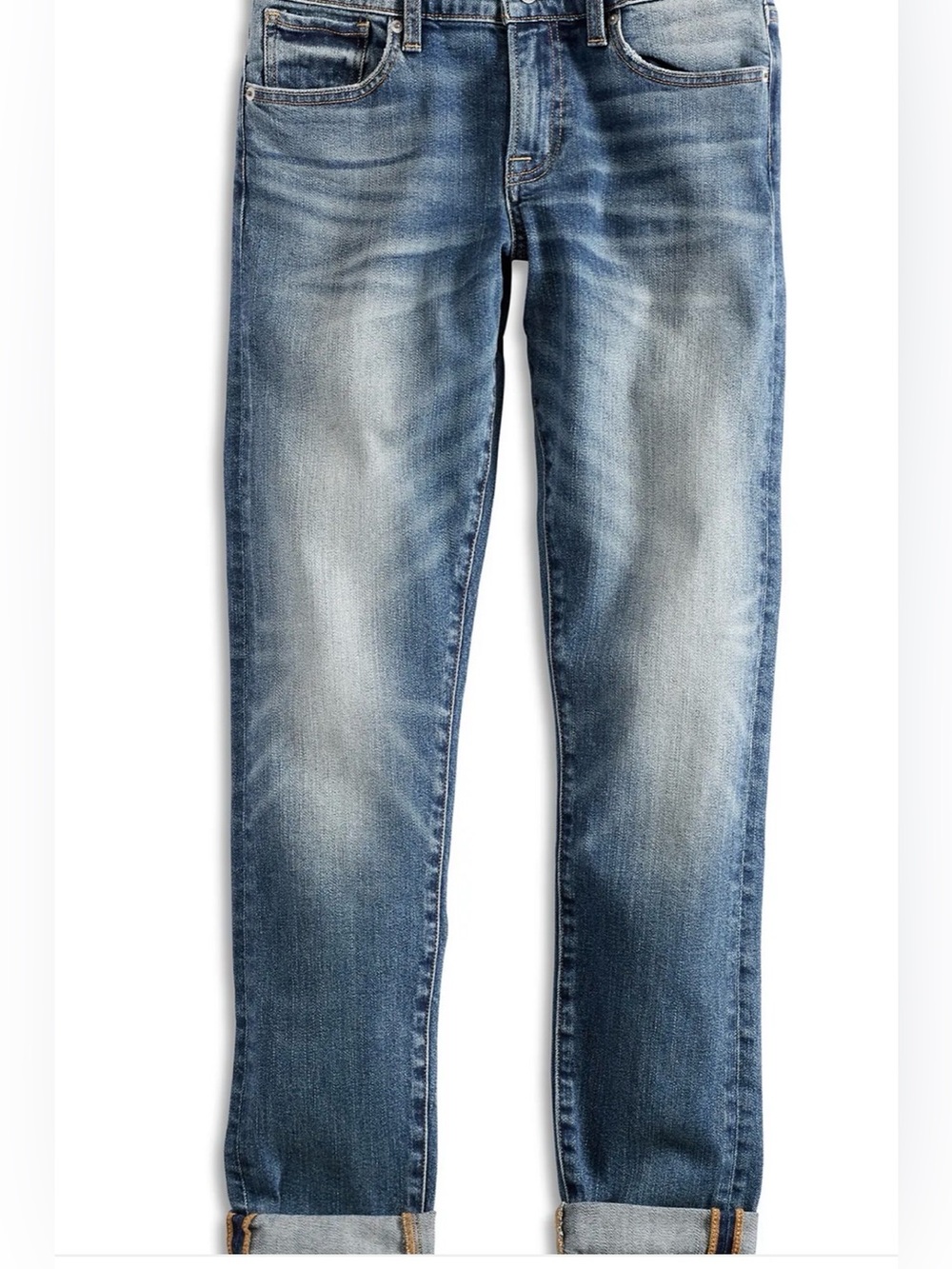 Lucky Brand Men's Boyfriend Jeans in Faded Blue Wash